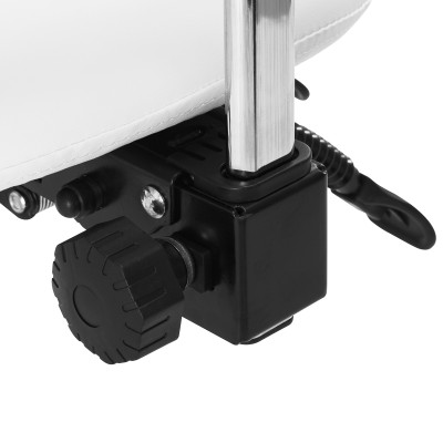 Taboret kosmetyczny 1004 Giovanni złoto biały -Taborety kosmetyczne i hokery- 