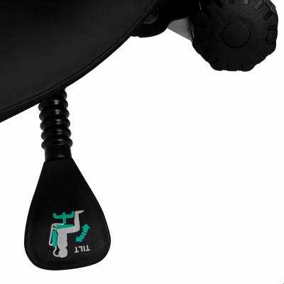 Taboret kosmetyczny 1004 Giovanni złoto czarny -Taborety kosmetyczne i hokery- 