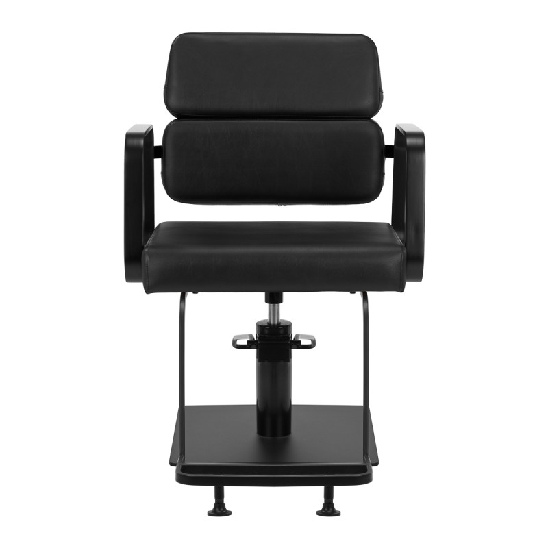 Black Porto salon chair