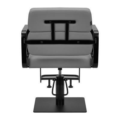 Gabbiano fotel fryzjerski Porto czarno szary -Meble fryzjerskie- 