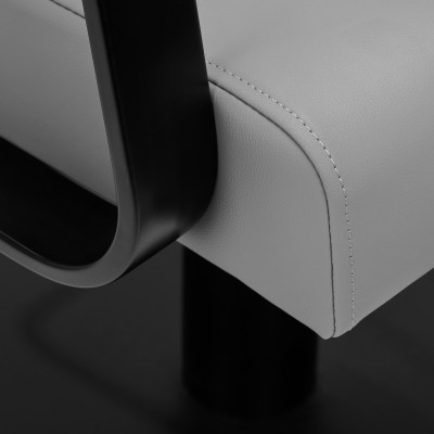 Gabbiano fotel fryzjerski Porto czarno szary -Meble fryzjerskie- 