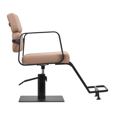 Black beige salon chair