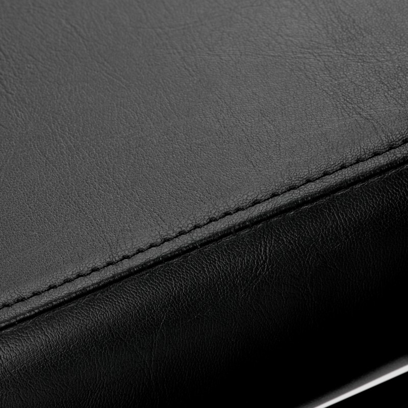 Black salon shampoo basin chair