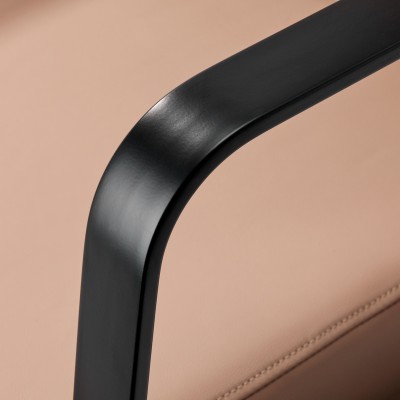 Black beige salon shampoo station