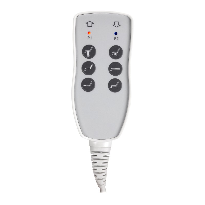 Fotel do zabiegów kosmetycznych w kolorze szarym elektryczny