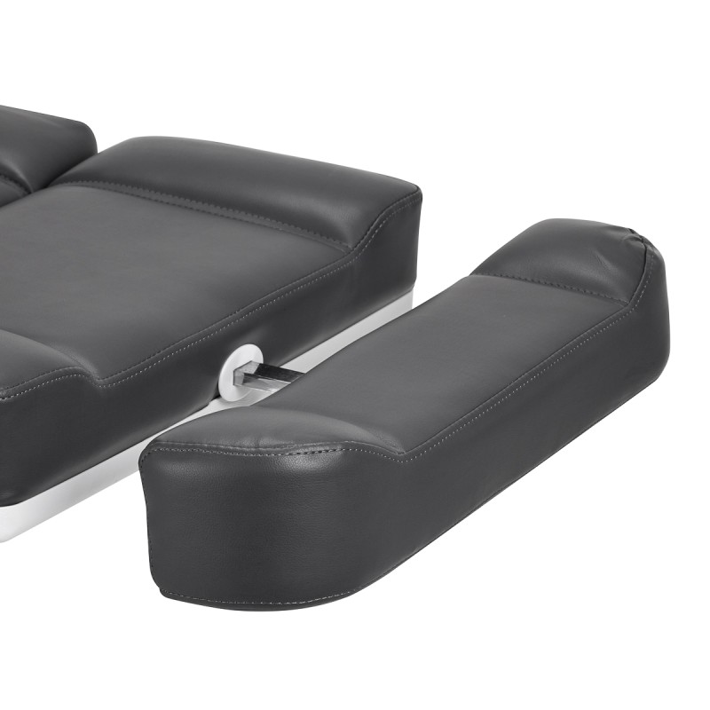 Fotel do zabiegów kosmetycznych elektryczny szary Zaffiro.