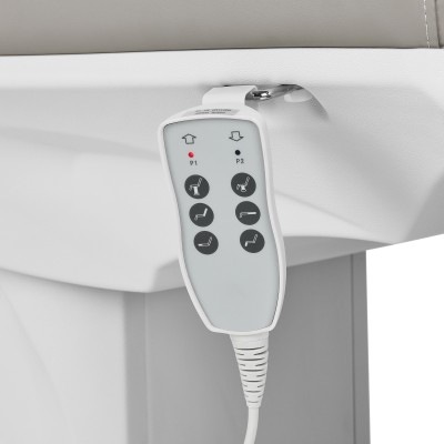 Fotel do zabiegów kosmetycznych w kolorze szarym Zaffiro