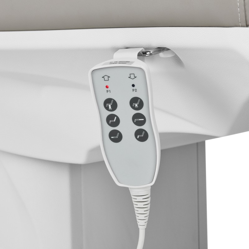 Fotel do zabiegów kosmetycznych w kolorze szarym Zaffiro