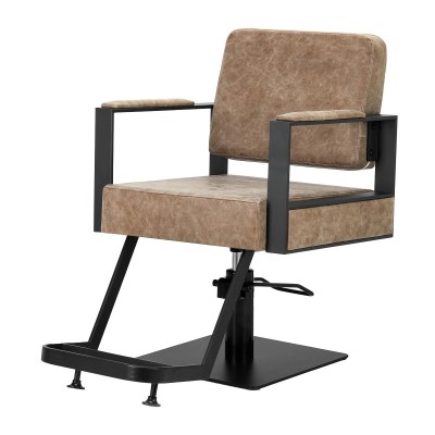 Gabbiano fotel fryzjerski Modena old brązowy -Meble fryzjerskie- 