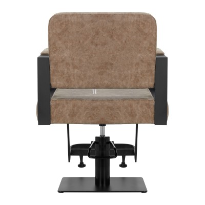 Gabbiano fotel fryzjerski Modena old brązowy -Meble fryzjerskie- 