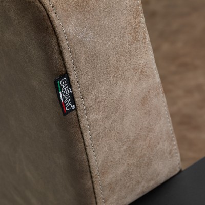 Gabbiano fotel fryzjerski Modena old brązowy -Meble fryzjerskie- 