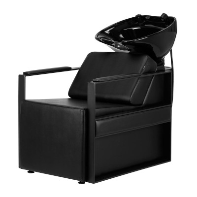 Gabbiano myjnia fryzjerska Modena czarna -Meble fryzjerskie- 