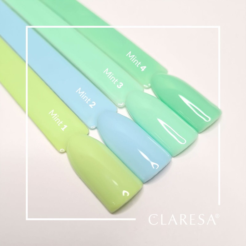 CLARESA Lakier hybrydowy MINT 2 -5g -Hybrydowe żele i lakiery- 
