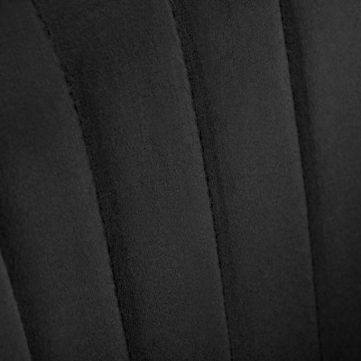 HOKER BAROWY QS-B16G AKSAMIT CZARNY -Recepcje- 