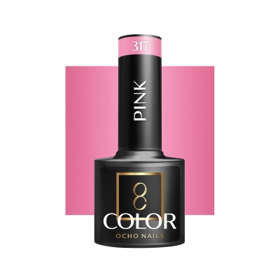 OCHO NAILS Lakier hybrydowy pink 317 -5 g -Hybrydowe żele i lakiery- 