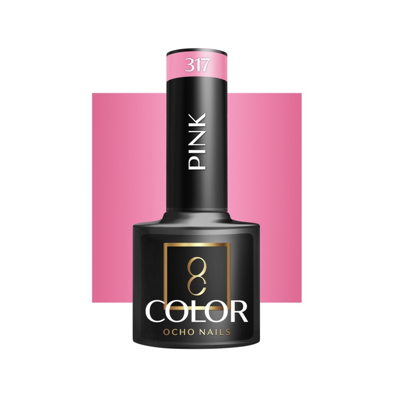 OCHO NAILS Lakier hybrydowy pink 317 -5 g -Hybrydowe żele i lakiery- 