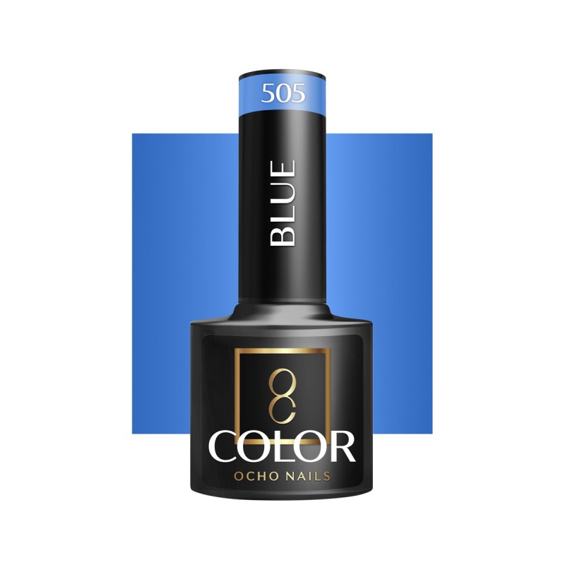 OCHO NAILS Lakier hybrydowy blue 505 -5 g -Hybrydowe żele i lakiery- 