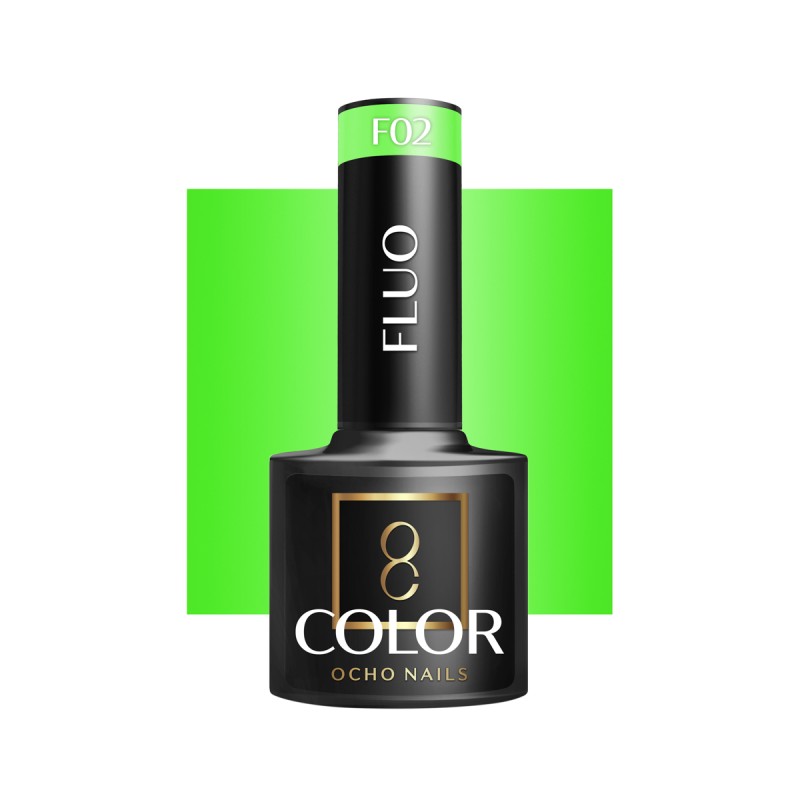 OCHO NAILS Lakier hybrydowy fluo F02 -5 g -Hybrydowe żele i lakiery- 
