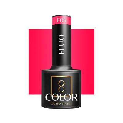 OCHO NAILS Lakier hybrydowy fluo F05 -5 g -Hybrydowe żele i lakiery- 