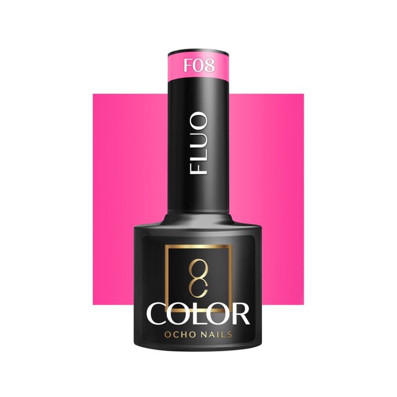 OCHO NAILS Lakier hybrydowy fluo F08 -5 g -Hybrydowe żele i lakiery- 