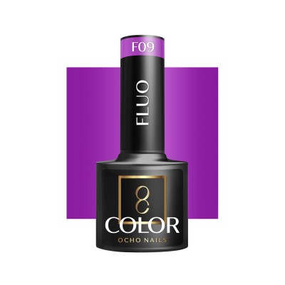OCHO NAILS Lakier hybrydowy fluo F09 -5 g -Hybrydowe żele i lakiery- 