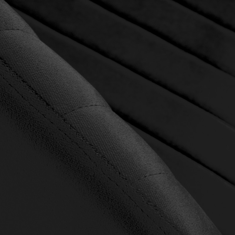 4Rico krzesło obrotowe QS-OF212G aksamit czarne -Hokery- 