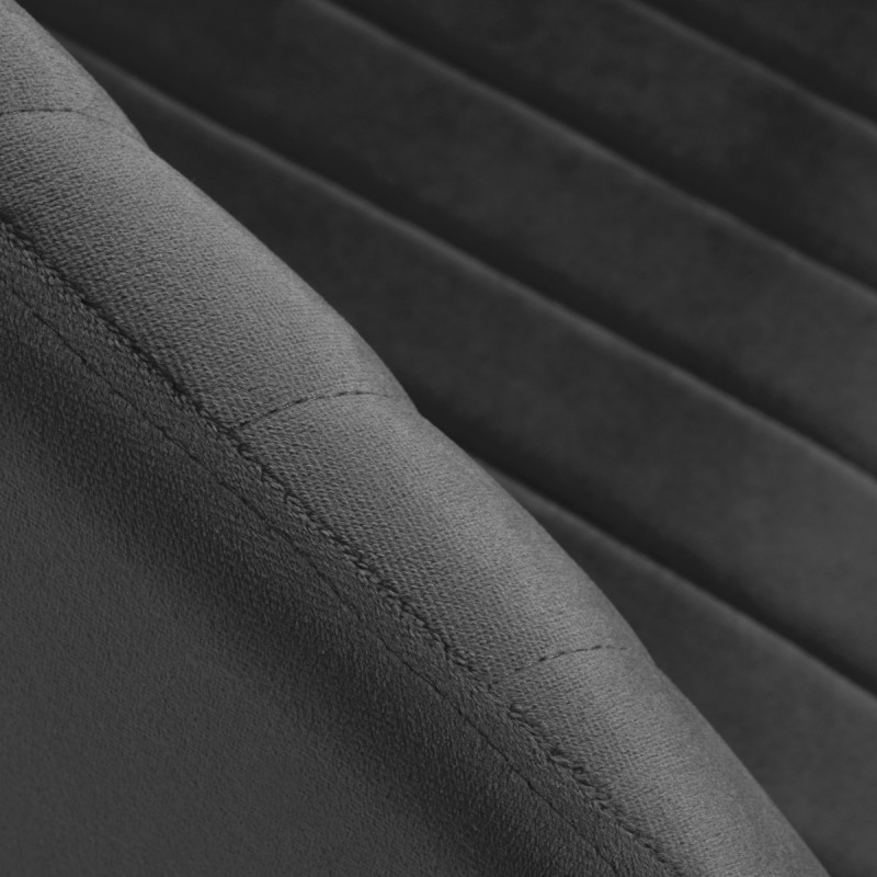 4Rico krzesło obrotowe QS-OF212G aksamit szare -Hokery- 