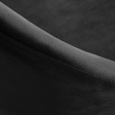 4Rico krzesło obrotowe QS-MF18G aksamit czarne -Hokery- 