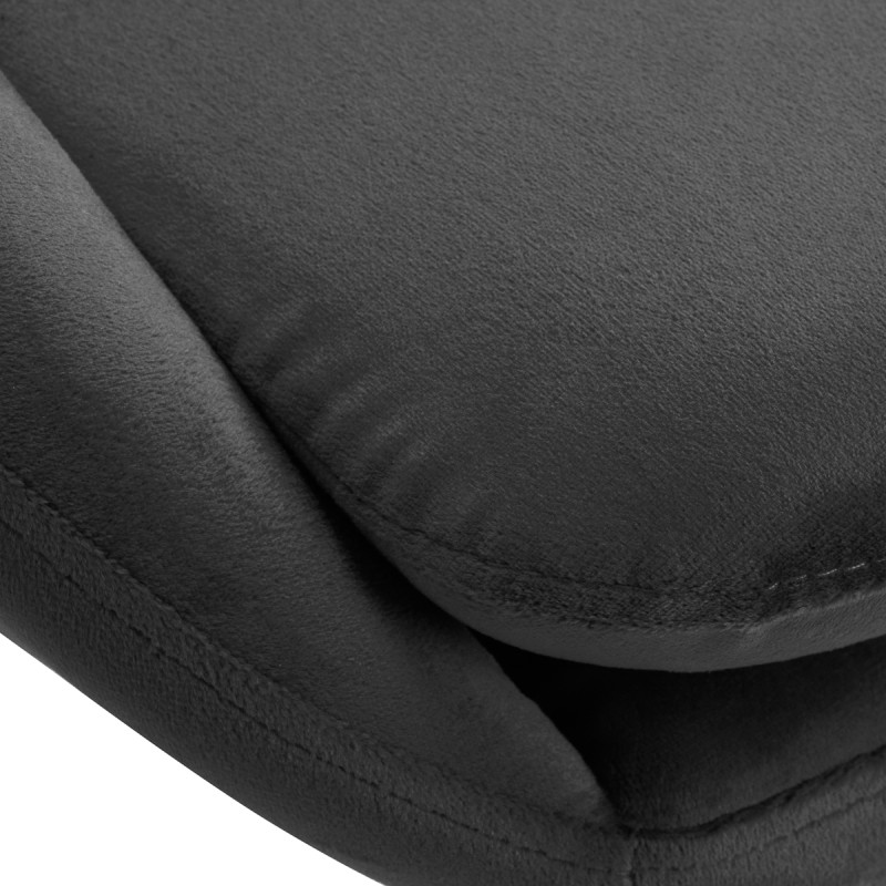 4Rico krzesło obrotowe QS-MF18G aksamit szare -Hokery- 