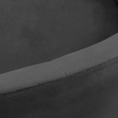 4Rico fotel obrotowy QS-BL12B aksamit szary -Hokery- 