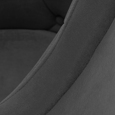 4Rico fotel obrotowy QS-BL14G aksamit szary -Hokery- 