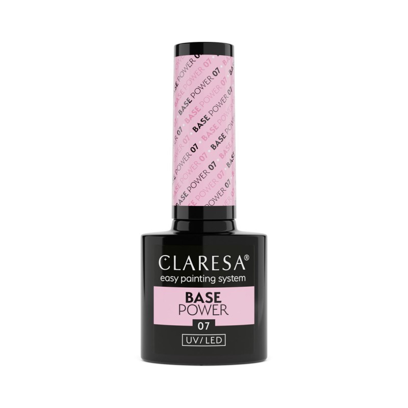 Claresa Baza Power Base 07 -5g -Hybrydowe żele i lakiery- 
