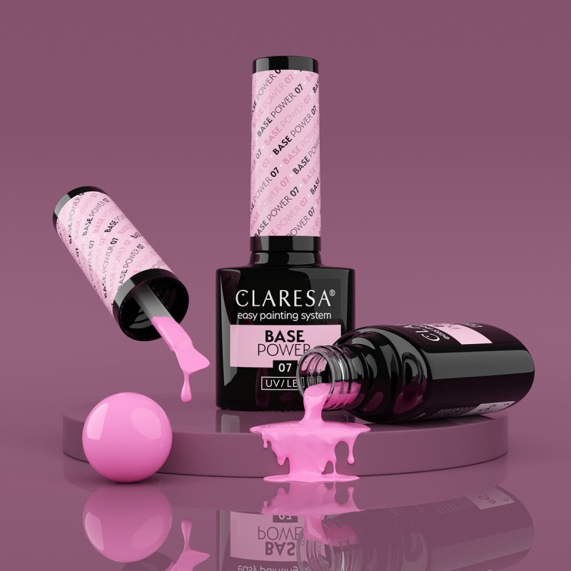 Claresa Baza Power Base 07 -5g -Hybrydowe żele i lakiery- 