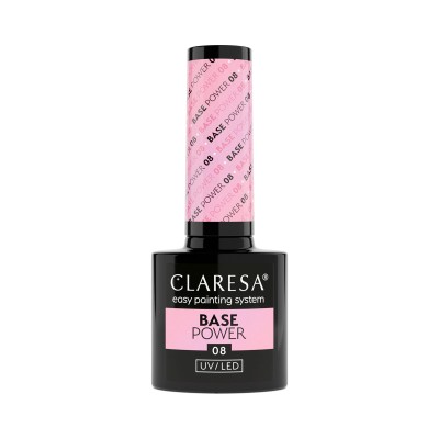 Claresa Baza Power Base 08 -5g -Hybrydowe żele i lakiery- 