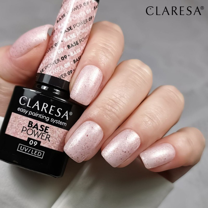 Claresa Baza Power Base 09 -5g -Hybrydowe żele i lakiery- 