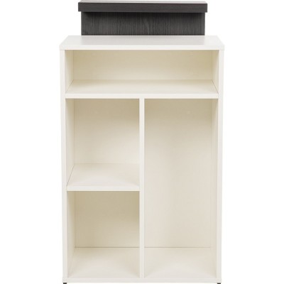 Recepcja Tina - płyta biało - nadstawka płyta wenge -Konsolety fryzjerskie Ayala 48h- 