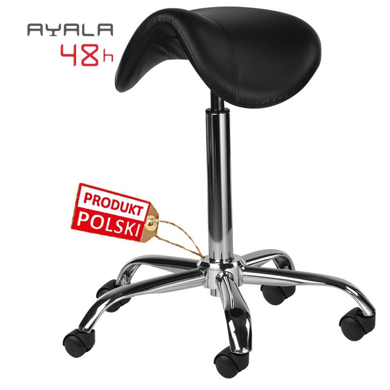 Taboret kosmetyczny lub fryzjerski S 3 typu siodło -Ayala 48h - 