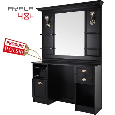 Konsoleta fryzjerska Leksus - czarna -Ayala 48h - 