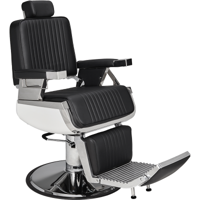Fotel barberski Lord - czarny -Ayala 48h - 