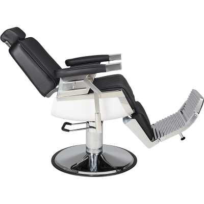 Fotel barberski Lord - czarny -Ayala 48h - 