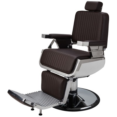Fotel barberski Lord - brązowy -Ayala 48h - 