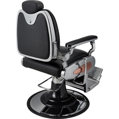 Fotel barberski Tiger - czarny -Ayala 48h - 