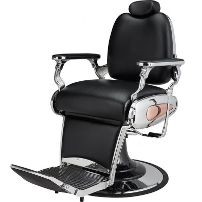 Fotel barberski Tiger - czarny -Ayala 48h - 