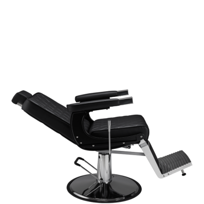 Fotel Barberski Duke czarny  -Ayala 48h - 