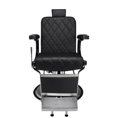 Fotel Barberski Duke czarny  -Ayala 48h - 