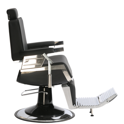 Fotel Barberski Dark czarny  -Ayala 48h - 