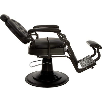 Fotel barberski Tommy Shadow - czarny -Ayala 48h - 
