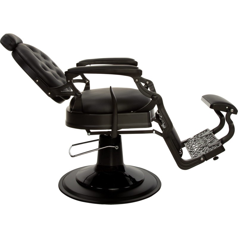 Fotel barberski Tommy Shadow - czarny -Ayala 48h - 