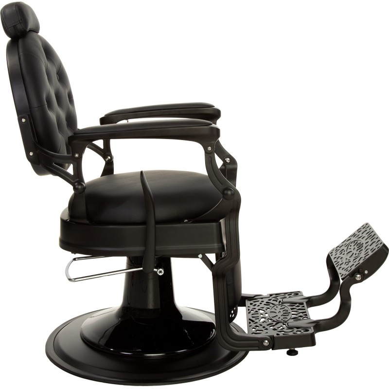 Fotel barberski Tommy Shadow - czarny -Ayala 48h - 