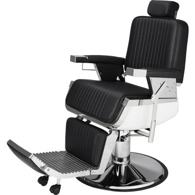 Fotel barberski Lord - czarny -Ayala 48h - 